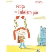 Fetita cu lalele in par
