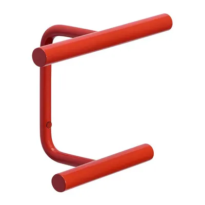 Cârlig roșu de montat pe perete din metal Flip – Hübsch
