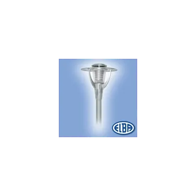 Corp de iluminat pietonal, 26W fluo-compact negru transparent refl. OL, AVIS 02 IP66, ELBA