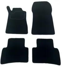 Covor podea MAMMOOTH Velours, 4 buc., fata spate, set, culoare neagra, potrivit MERCEDES C (W202) 03.93-05.00, Saloon