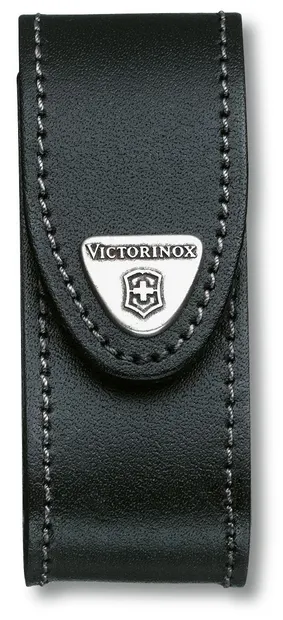 Husă din piele pentru cuțit de buzunar Victorinox Swiss Army Knife - Negru, până la 4 straturi