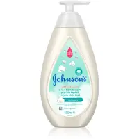 Johnson's® Comfort Touch spumant de baie și gel de duș 2 in 1 pentru copii 500 ml