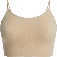 Bustiera Seamless cu Bretele Subtiri, 53610, bej