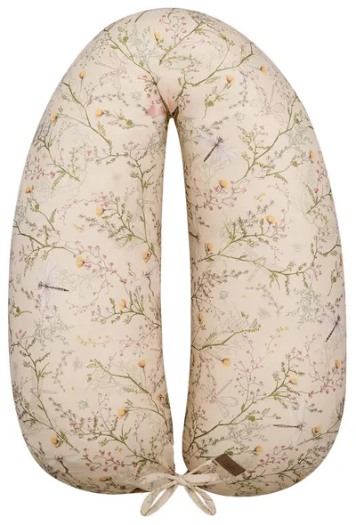 Pernă de sarcină KikkaBoo Secret Garden - Beige