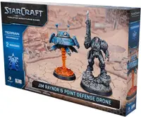 Extensie de joc de societate StarCraft: Tabletop Miniatures Game - Jim Raynor & Point Defense Drone