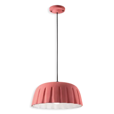 Sospensione Piccola / Small Pendant Deco Madame Gres Finish Rsc - Rosa Corallo C2570