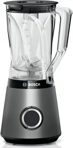 Blender Bosch - MMB6141S VitaPower Blender, 1.5 l, 3 vitezi, 1200W, argintiu