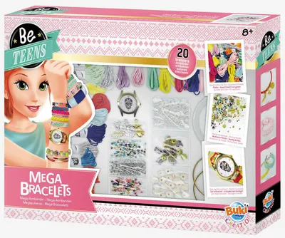 Set creativ Buki Be Teens - Bratari multicolore