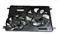 Ventilator radiator (cu carcasa, cu controler; dublu) potrivit VOLVO S60 II, S80 II, V60 I, V60 II, V70 II, V70 III, V70 III KOMBI, XC60 I, XC60 II, XC70 II 2.0-4.4 05.05-12.21