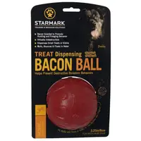 Starmark Bacon Ball - Jucarie Interactiva pentru Caini - M
