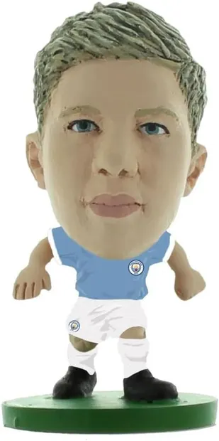 Figurină Creative Toys Sports: Soccerstarz - Manchester City Kevin De Bruyne Home Kit, 5 cm