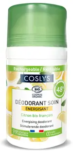 Deodorant bio energizant cu parfum de lamaie, 50ml, Coslys
