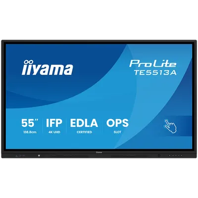 IIYAMA LFD TE5513A-B2AG 55" Google EDLA Certified IFP - Interactive display for seamless integration and collaboration in educat