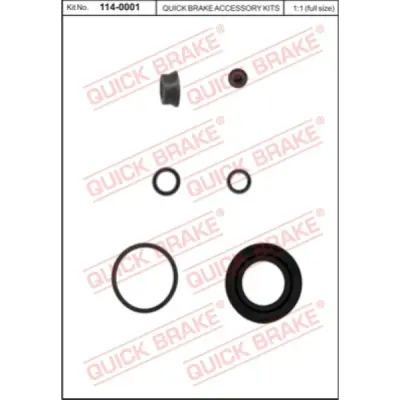 Set reparatie, etrier QUICK BRAKE 114-0001