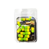Dumbell din spuma flotantă, verde+galben, 10mm, Dual Fish