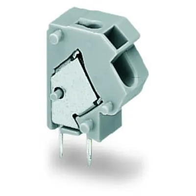 Stackable PCB terminal block; 2.5 mm²; Pin spacing 7.5/7.62 mm; 1-pole; PUSH WIRE®; 2,50 mm²; light green