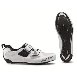 Pantofi ciclism triatlon - Tribute 2 - alb