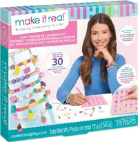 Kit creativ Make it Real - Bratara cu talismane de lut