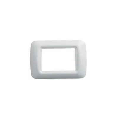 Placa ornament TOP SYSTEM - tehnopolimer gloss finish - 3 module- CLOUD WHITE - SYSTEM