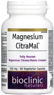 Bioclinic Naturals Magnesium CitraMal, 150 mg, 90 capsule, Natural Factors