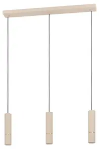 LED Pendul Eglo - Caminia, GU10, 3x5W, 3х345lm, L-770, nisipos