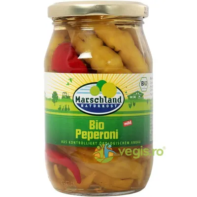 Ardei Iute Mediu in Otet de Mere Ecologic/Bio 320g