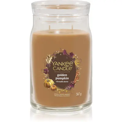 Yankee Candle Golden Pumpkin lumânare parfumată Signature 567 g