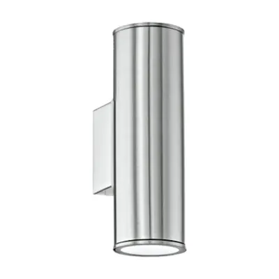 Wall luminaire Riga max. 2x35W Stainless steel IP44