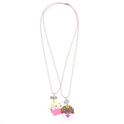 Set 2 coliere Best Friends cu briose colorate