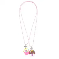 Set 2 coliere Best Friends cu briose colorate