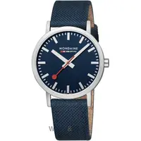 Ceas Mondaine Mondaine A660.30360.40SBD Mens Watch Classic SBB recyc. Textile 40mm 3ATM