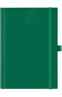 Agenda A5 nedatata. Verde