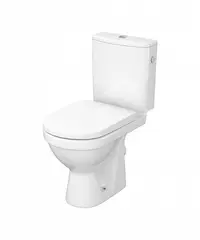Set vas WC cu rezervor si capac duroplast soft close, cu alimentare laterala si evacuare orizontala, ZIP SimpleOn Cersanit