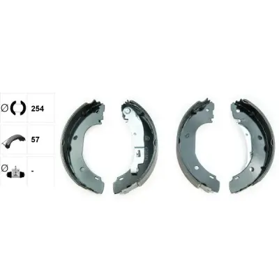 Set saboti frana TEXTAR 91060900