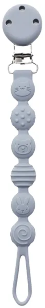 Suport pentru tetină din silicon Lorelli Premium - Grey