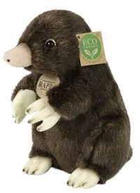 Jucărie de plus Rappa Eco Friends - Cârtiță, 21 cm
