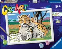 Set de pictat după numere Ravensburger CreArt - Doi râși