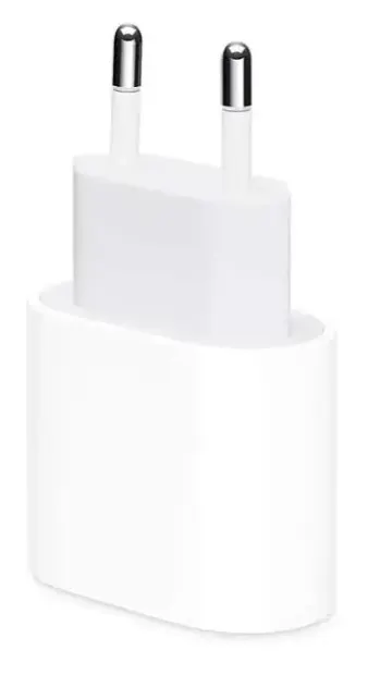 Incarcator retea Apple mhje3zm/a, USB-C, 20W, compatibil seria iPhone 12/13/14/15 (Alb)