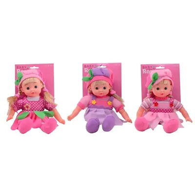Papusa cu corp moale Baby Rose John Toys 30 cm