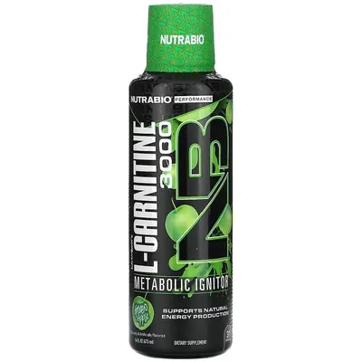 L-Carnitina Lichida cu Aroma de Punch de Mar Verde 473ml