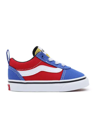 Tenisi cu model colorblock TD Ward - Rosu/Negru/Albastru