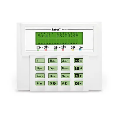 Tastatura LED Satel VERSA-LCD-GR, display LCD, buzzer