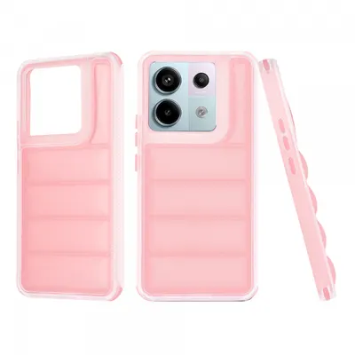 Husa pentru Xiaomi Poco X6 / Note 13 Pro 5G, Techsuit, Wave Shield, Roz