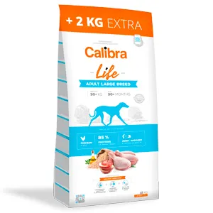 Calibra Dog Life Adult Large Breed Chicken 12 plus 2 kg