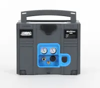 Compresor de aer cu piston fara ulei, silentios, Systainer T-LOC - 1.1 kW, 160 L/min, 8 bari - Rezervor 6 litri - ABAC-MULTIBOX-6