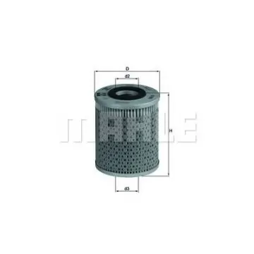 Filtru ulei MAHLE ORIGINAL OX 51
