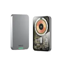 Baterie externa HINOVO MB1-5000X, 5000mAh, Cyberpunk Style, pentru iPhone, Incarcare Wireless, functie MagSafe - Default Title