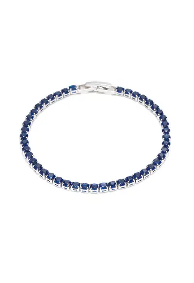 Bratara Tennis Cu Cristale Zirconia Albastre
