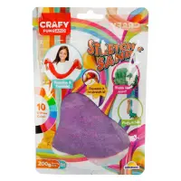Nisip creativ, Crafy, 200 g, Mov