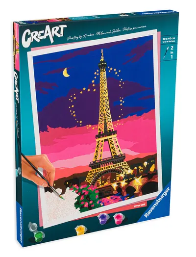 Set de pictură Ravensburger CreArt - Orașul iubirii